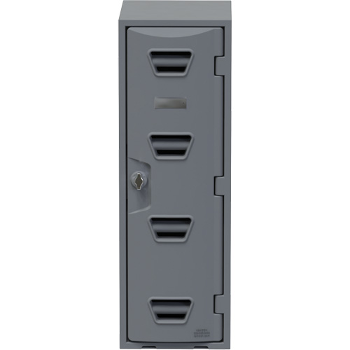Locker, 12" x 15" x 47", Grey, Assembled Rideout Tool & Machine Inc.