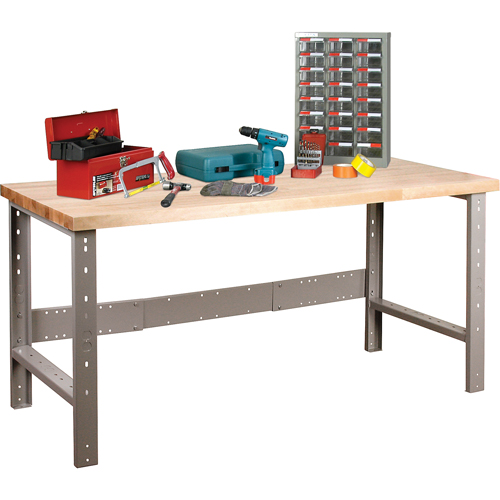 Pre-Designed Workbench, Top & Legs Only, 2500 lbs. Cap., 72" W x 30" D, 34" H Rideout Tool & Machine Inc.