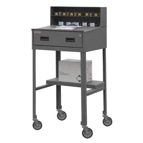 Pupitre d'atelier, 23" la x 20" p x 47-3/4" h, Gris Rideout Tool & Machine Inc.