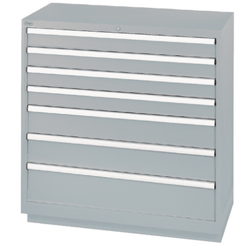 Armoires de rangement avec tiroirs, 7 tiroirs, 40-1/4" la x 22-1/2" p x 41-3/4" h, Gris Rideout Tool & Machine Inc.