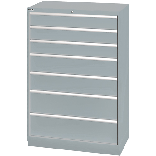 Armoires de rangement avec tiroirs, 7 tiroirs, 40-1/4" la x 22-1/2" p x 59-1/2" h, Gris Rideout Tool & Machine Inc.