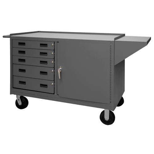 Mobile Workbench Cabinet, Steel Surface Rideout Tool & Machine Inc.