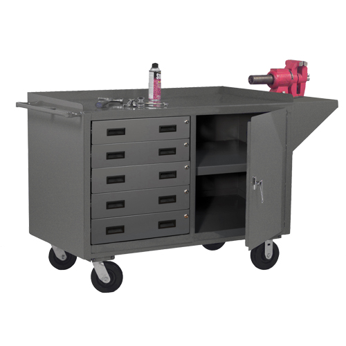 Mobile Workbench Cabinet, Steel Surface Rideout Tool & Machine Inc.