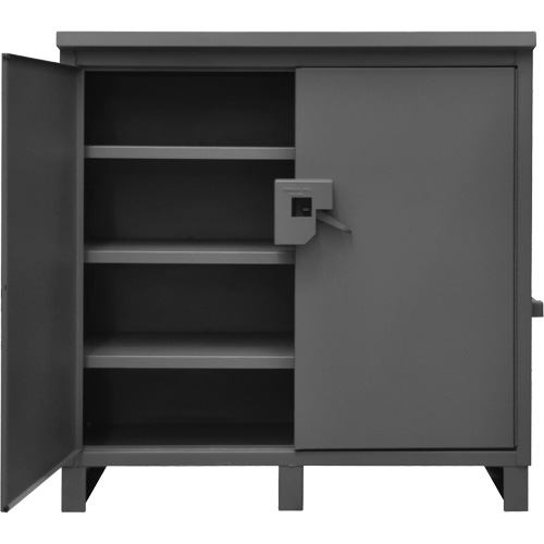 Armoire de chantier verrouillable, Gris Rideout Tool & Machine Inc.