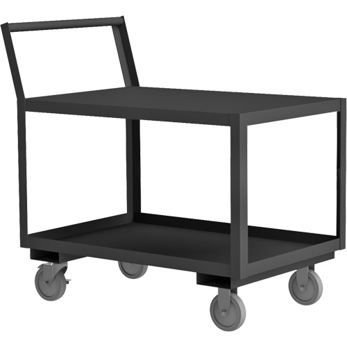 Low Deck Service Truck, 2 Tiers, 18-1/4" W x 33" D x 37-1/2" H, 1200 lbs. Cap. Rideout Tool & Machine Inc.
