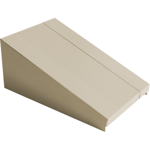 All-Welded Concorde - Heavy-Duty Lockers Sloping Top, 1 Bank, 18" D x 12" W x 6" H, Beige, Steel Rideout Tool & Machine Inc.