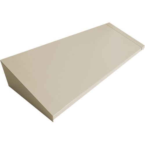 All-Welded Concorde - Heavy-Duty Lockers Sloping Top, 4 Bank, 18" D x 48" W x 6" H, Beige, Steel Rideout Tool & Machine Inc.
