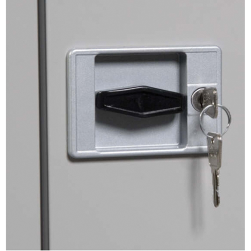 Armoires de rangement Hi-Boy profondes, Acier, 4 Tablettes, 72" h x 36" la x 24" P, Charbon Rideout Tool & Machine Inc.