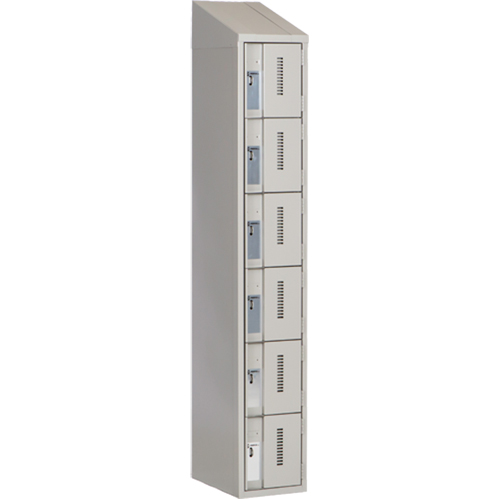 Casiers robustes Concorde, 6 niveaux, 12" x 18" x 78", Acier, Gris, Soud&eacute; (assembl&eacute;) Rideout Tool & Machine Inc.