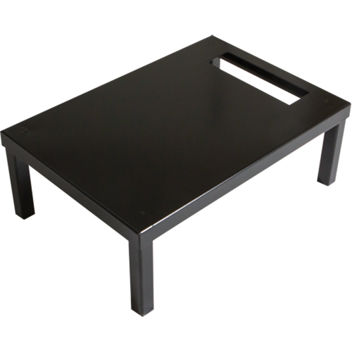 All-Welded Concorde Free Standing Locker Base, 4 Banks, 6" H x 48" W x 18" D, Black, Steel Rideout Tool & Machine Inc.