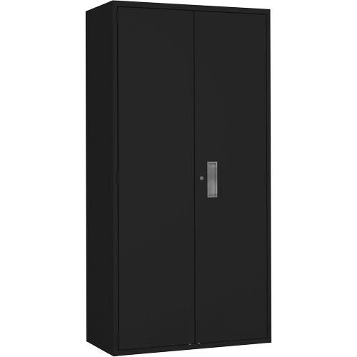 Armoire de rangement Hi-Boy, Acier, 4 Tablettes, 72" h x 36" la x 18" P, Noir Rideout Tool & Machine Inc.