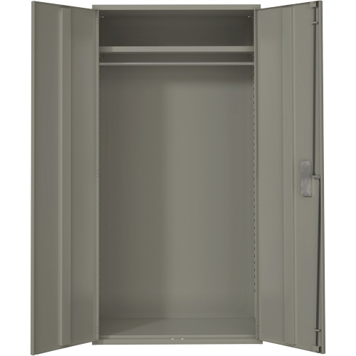 Armoire garde-robe, Acier, 36" la x 18" p x 72" h, Gris Rideout Tool & Machine Inc.