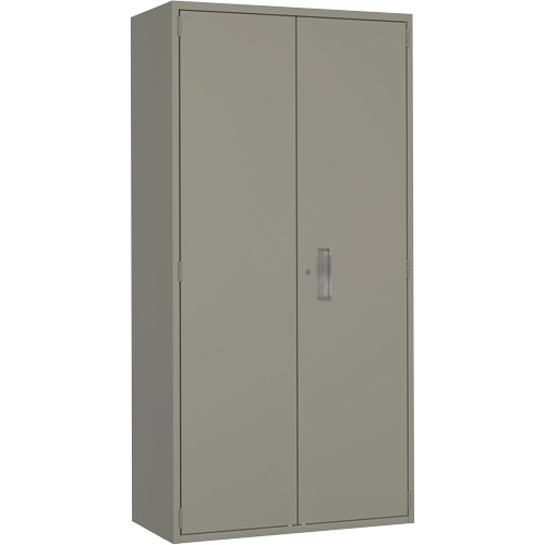 Armoire de rangements combin&eacute;s, Acier, 6 Tablettes, 72" h x 36" la x 18" P, Gris Rideout Tool & Machine Inc.