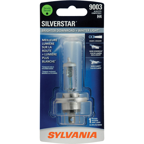 9003 Ampoule de feu avant SilverStar Ultra, Halog&egrave;ne, 60 W, Blanc Rideout Tool & Machine Inc.