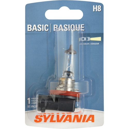 H8 Basic Headlight Bulb, Halogen, 35 W, Off White Rideout Tool & Machine Inc.