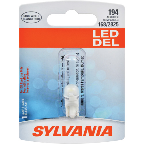 194 Mini Automotive Bulb, LED, 0.5 W/12.8 W, White Rideout Tool & Machine Inc.