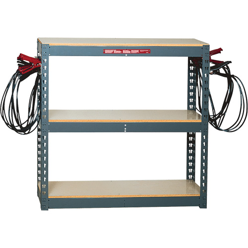 Battery Charging Rack with 10 Clamp Sets Rideout Tool & Machine Inc.