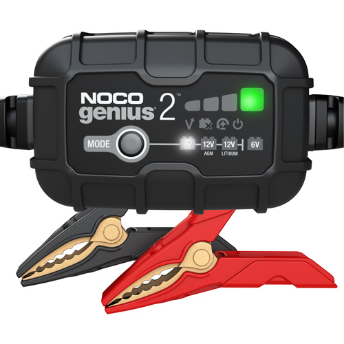 Genius&reg; 2 2-Amp Battery Charger Rideout Tool & Machine Inc.