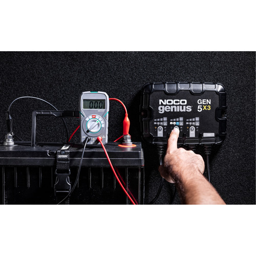 Genius&reg; Gen5X3 3-Bank, 15-Amp On-Board Battery Charger Rideout Tool & Machine Inc.