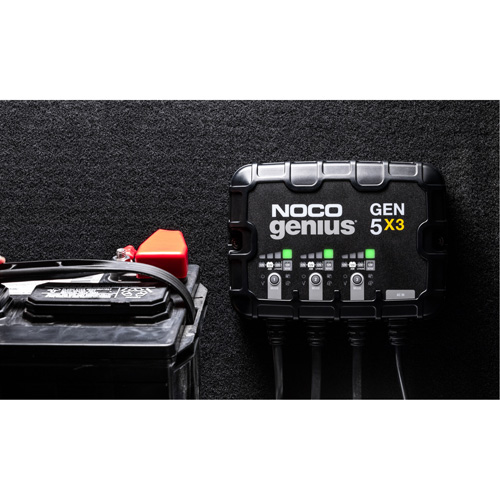 Genius&reg; Gen5X3 3-Bank, 15-Amp On-Board Battery Charger Rideout Tool & Machine Inc.