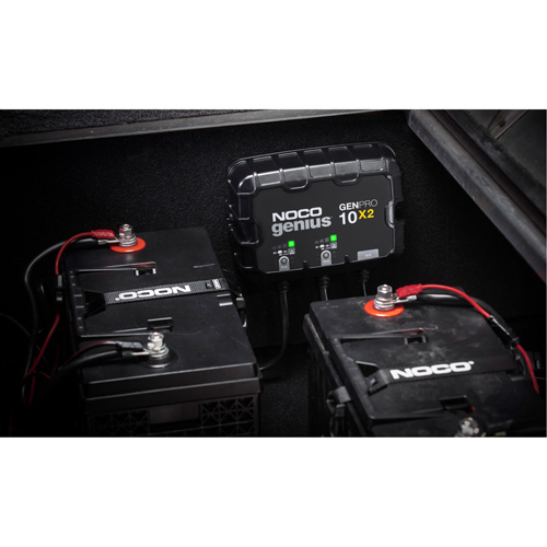 Genius&reg; GenPro10X2 2-Bank, 20-Amp On-Board Battery Charger Rideout Tool & Machine Inc.