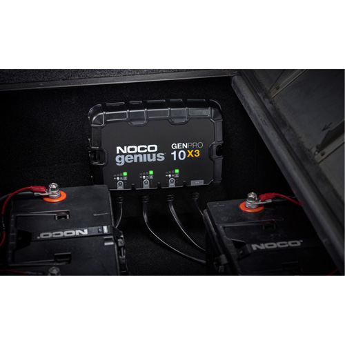 Genius&reg; GenPro10X3 3-Bank, 30-Amp On-Board Battery Charger Rideout Tool & Machine Inc.