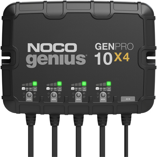 Genius&reg; GenPro10X4 4-Bank, 40-Amp On-Board Battery Charger Rideout Tool & Machine Inc.