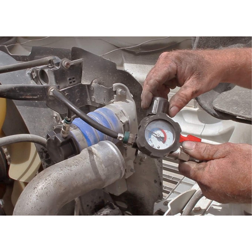 Trousse de test de syst&egrave;me d'air de turbocompresseur avec adaptateur pour fum&eacute;e Rideout Tool & Machine Inc.