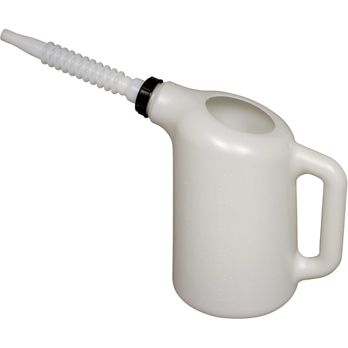 Distributeur dhuile avec bec blanc, Plastique, Capacit&eacute; de 6 pintes Rideout Tool & Machine Inc.