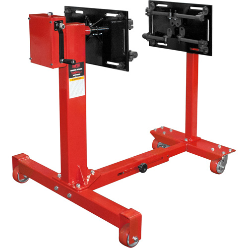 75:1 Gear-Driven Engine Stand, 1 tons Capacity, 42" H Rideout Tool & Machine Inc.