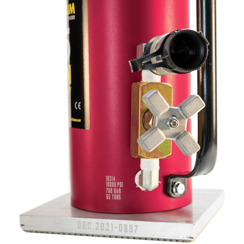 Heavy-Duty Lightweight Hydraulic Jack, 10" Stroke, 55 Ton(s) Capacity, 10000 PSI Rideout Tool & Machine Inc.