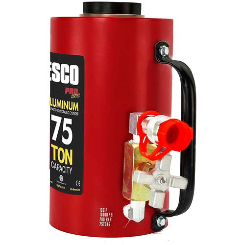 Heavy-Duty Hydraulic Cylinder, 6" Stroke, 75 Ton(s) Capacity, 10000 PSI Rideout Tool & Machine Inc.