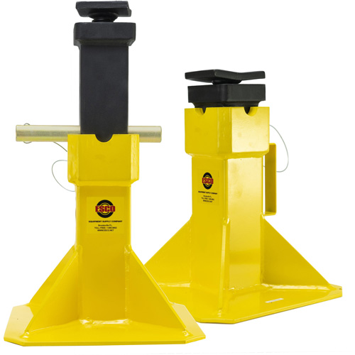 Crics avec sellette du dessus r&eacute;glable &agrave; vis, Tige verrouillable, 15-1/2" - 20-1/2" h Rideout Tool & Machine Inc.