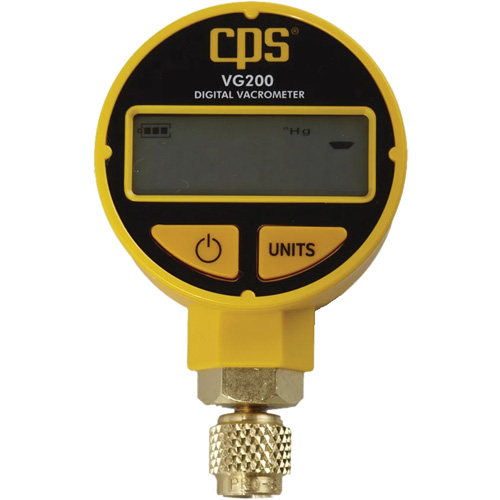 Digital Vacuum Gauge, Micron, Torr & Millibar with Case Rideout Tool & Machine Inc.
