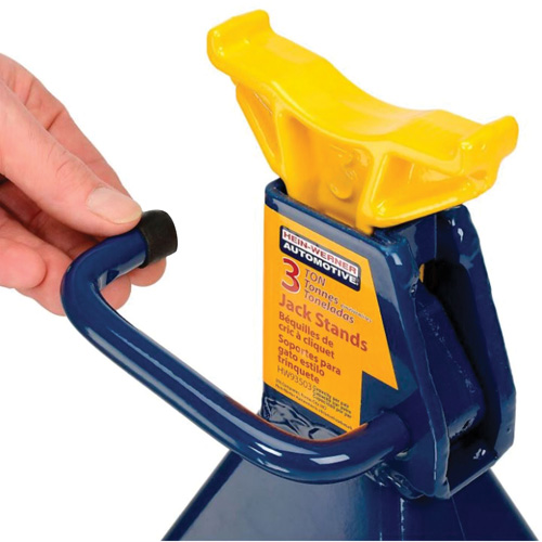 Chandelles, Poign&eacute;e/rochet verrouillable, Capacit&eacute; de 3 tonnes, 19" h Rideout Tool & Machine Inc.