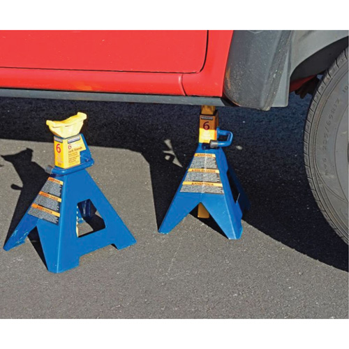 Chandelles, Poign&eacute;e/rochet verrouillable, Capacit&eacute; de 6 tonnes, 25-1/4" h Rideout Tool & Machine Inc.