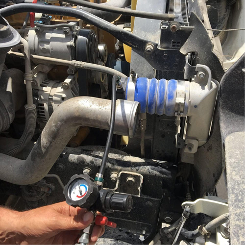 Trousse de test du syst&egrave;me d'air turbo HD avec adaptateur fumig&egrave;ne 10 mcx Rideout Tool & Machine Inc.