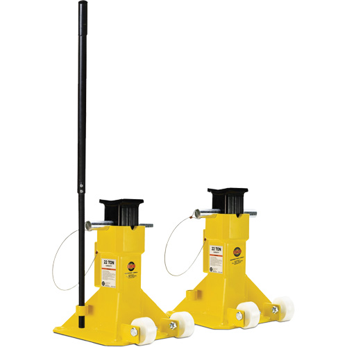 Cric EZ-Wheel, Tige verrouillable, Capacit&eacute; de 22 tonnes, 13-1/2" - 20" h Rideout Tool & Machine Inc.