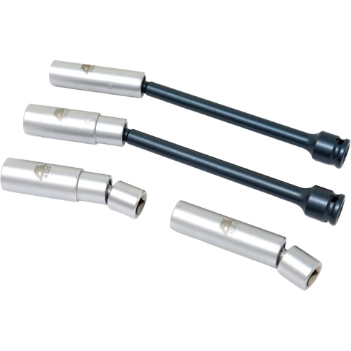 Jeu de douilles pivotantes pour bougie d'allumage Euro 4 mcx, Prise 3/8" Rideout Tool & Machine Inc.