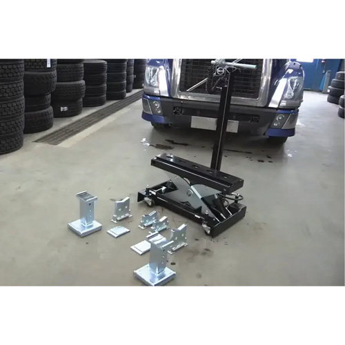 Cric de service de plancher, 14 tonne(s) Capacit&eacute;, 8-1/4" Abaiss&eacute;e, 20" &eacute;lev&eacute;e, Air comprim&eacute;/hydraulique Rideout Tool & Machine Inc.