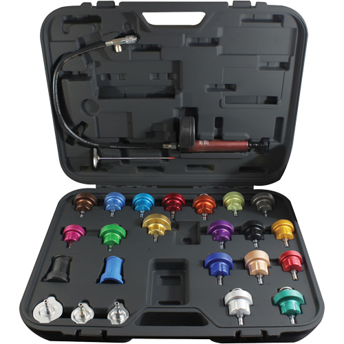 Trousse pour test de pression principal pour syst&egrave;me de refroidissement 25 mcx Rideout Tool & Machine Inc.