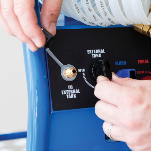 “MASTERCLEANSE” Large Volume Flush Machine Rideout Tool & Machine Inc.