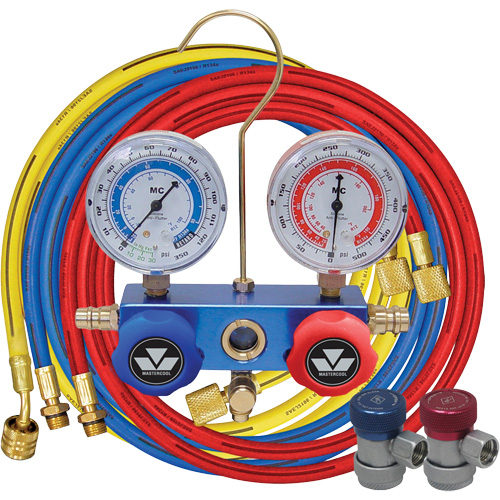 R134A 2-Way Aluminum Manifold Gauge Set Rideout Tool & Machine Inc.