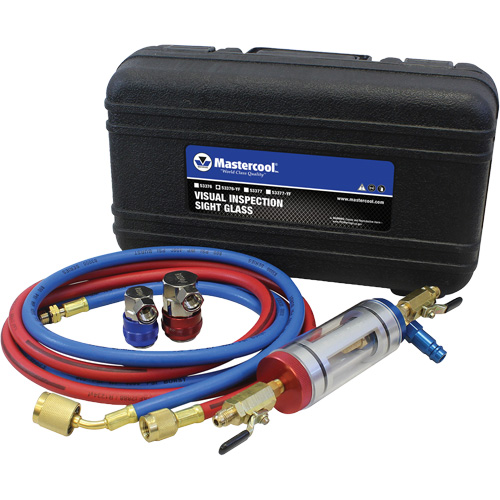 R1234Yf Visual Inspection Sight Glass with R1234Yf Quick Couplers Rideout Tool & Machine Inc.