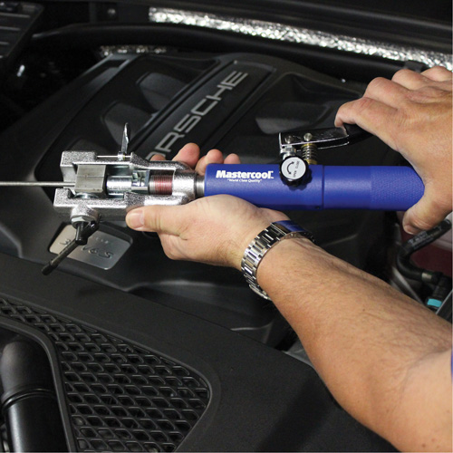 Jeu d'outils &agrave; &eacute;vaser hydraulique universel avec manche bleu & jeu d'adaptateurs Rideout Tool & Machine Inc.