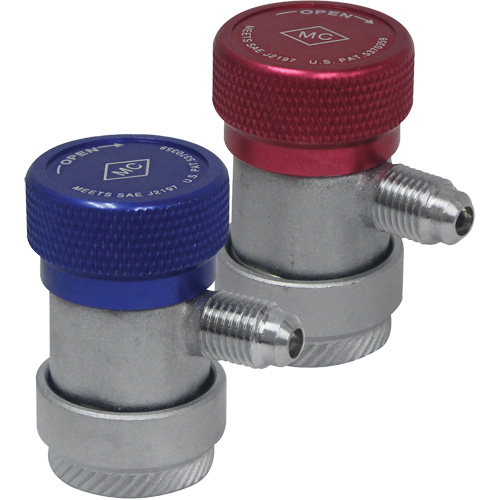 Raccord rapide manuel R134a haute pression 1/4" FL-M x 16 mm Rideout Tool & Machine Inc.
