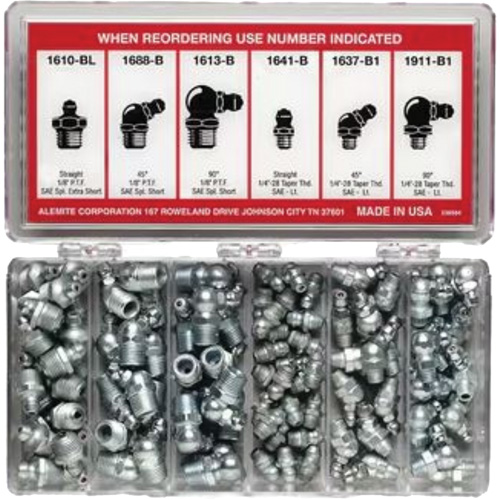 96-Piece Fitting Assortment with Box Rideout Tool & Machine Inc.
