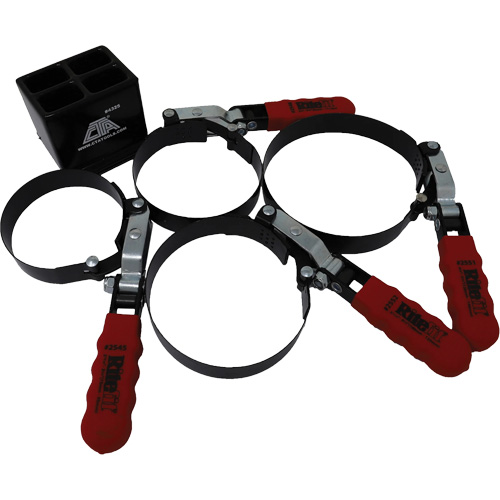 4 Pc. Oil Filter Wrench with Stand Rideout Tool & Machine Inc.