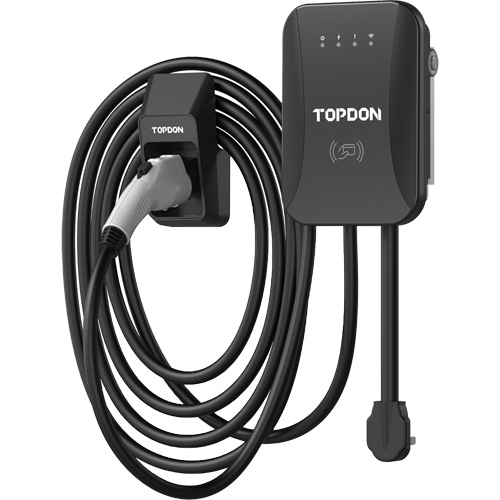 Chargeur r&eacute;sidentiel PulseQ AC pour VE avec mode identification par radiofr&eacute;quence (RFID), 40 A, Niveau 2 CA, Connecteur Type 1 (SAE J1772) Rideout Tool & Machine Inc.