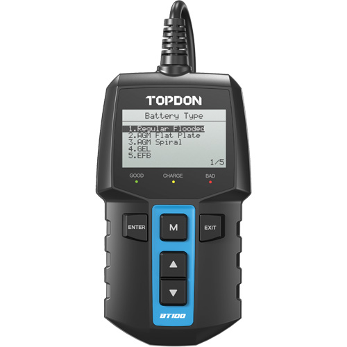 Testeur de batterie 12?V et de syst&egrave;mes BT100 Rideout Tool & Machine Inc.
